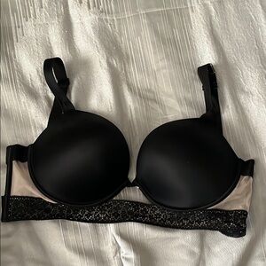 Elegant Black Lace Bra-victoria secret